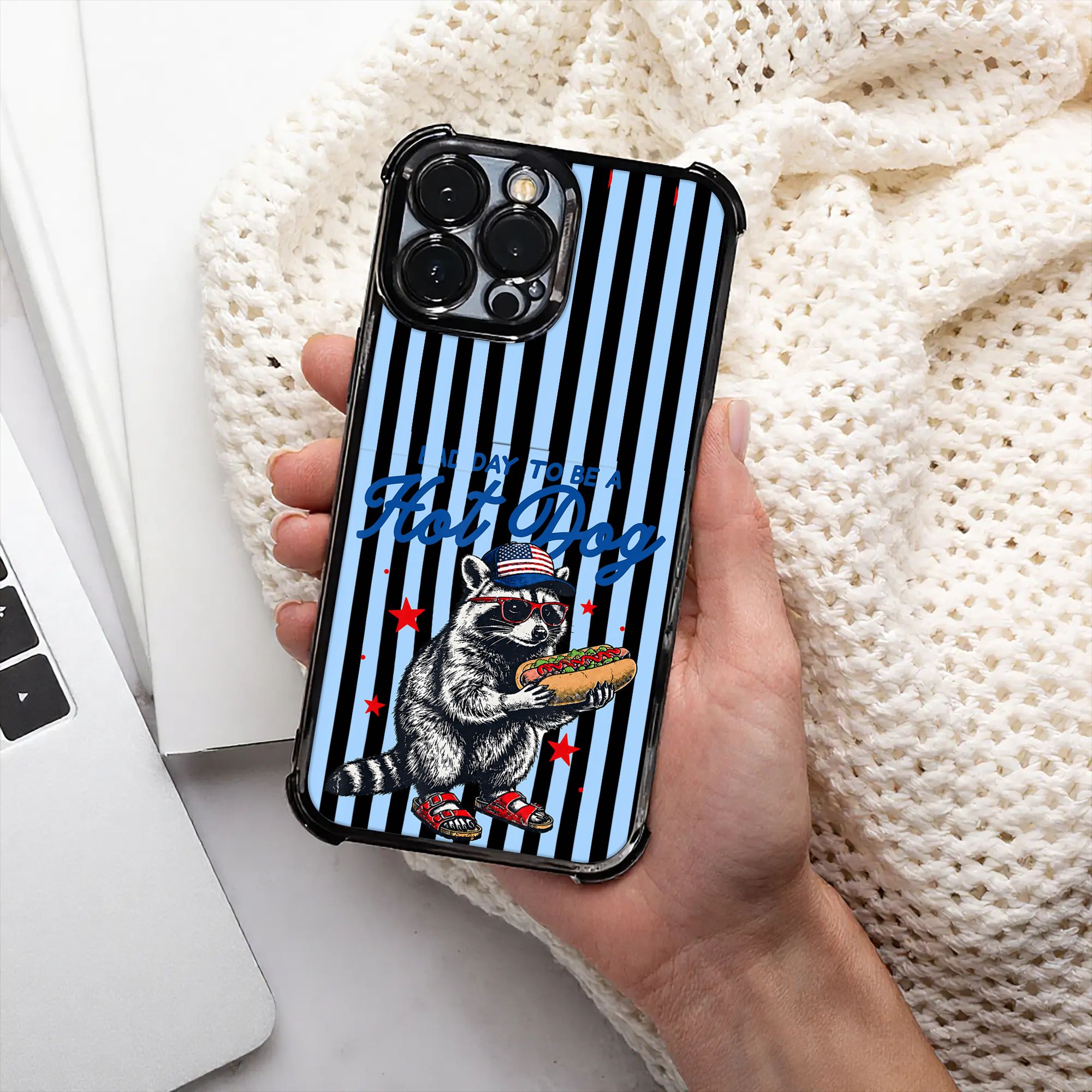 Phone Cases Funny - Cover per telefono divertente con procione
