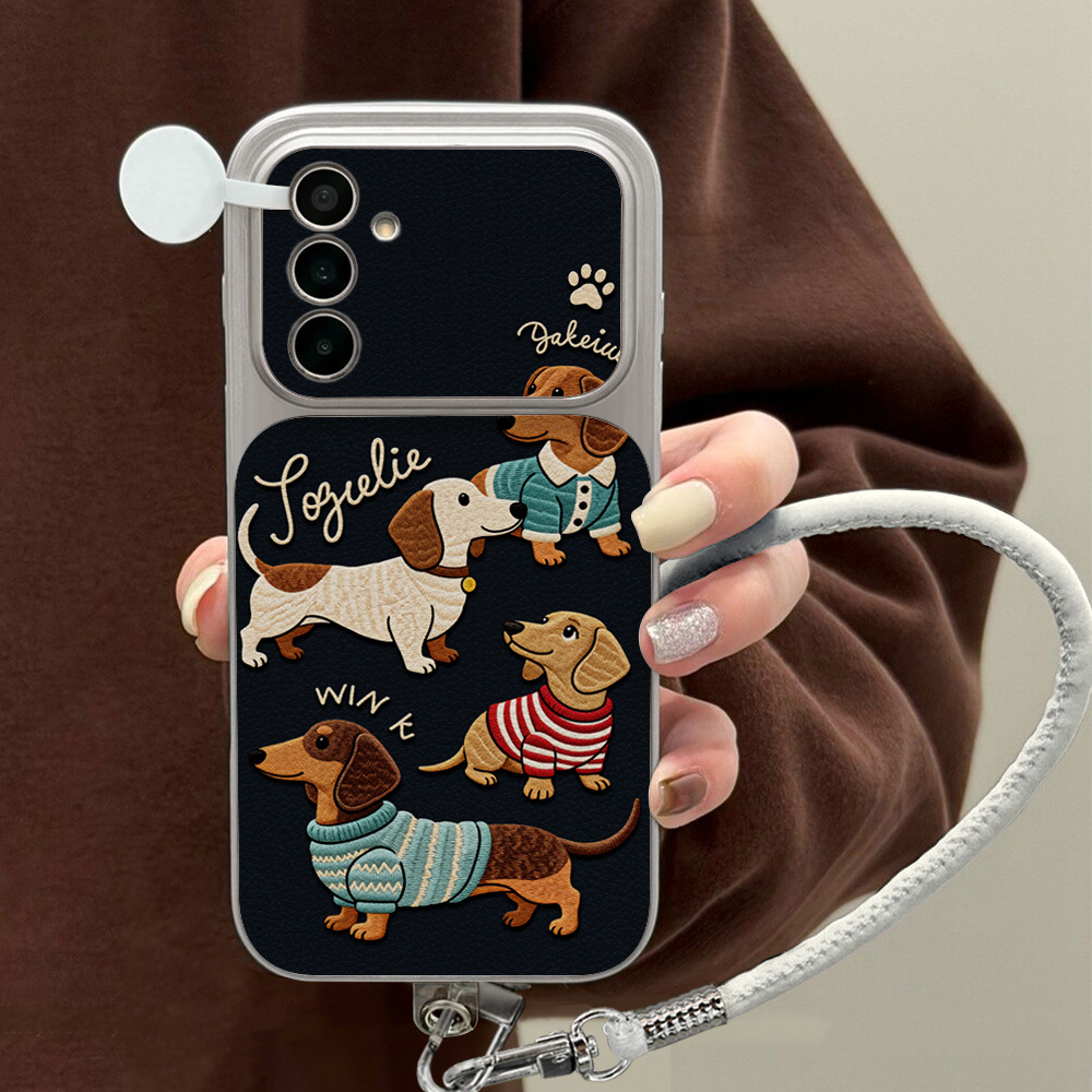 Phone Cases Leather - Custodia per telefono in pelle Lychee