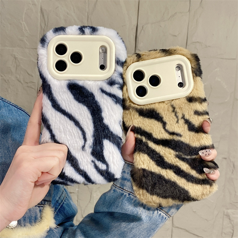Phone Cases For Iphone 13 - Custodia Protettiva Antiurto in Peluche Morbido