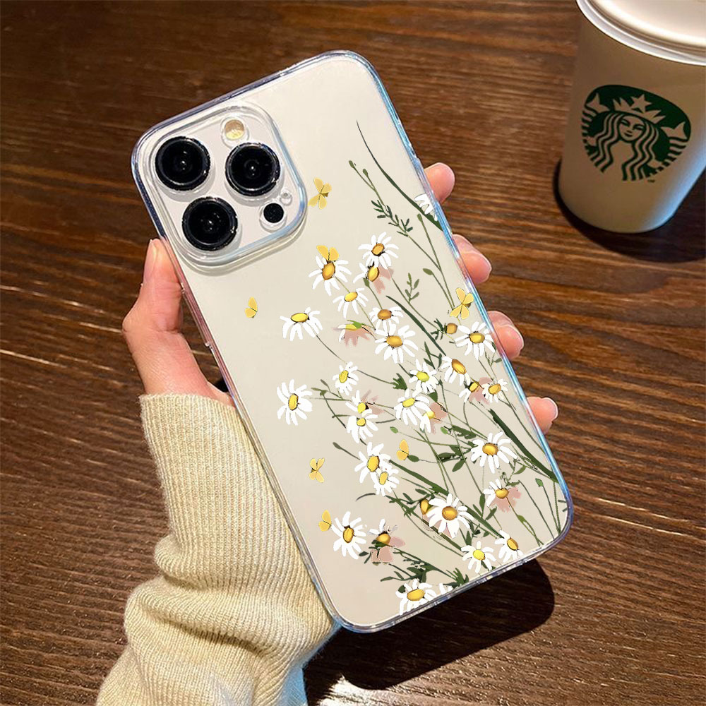 Phone Cases Xr Iphone - Nuova Cover Morbida in TPU Daisy