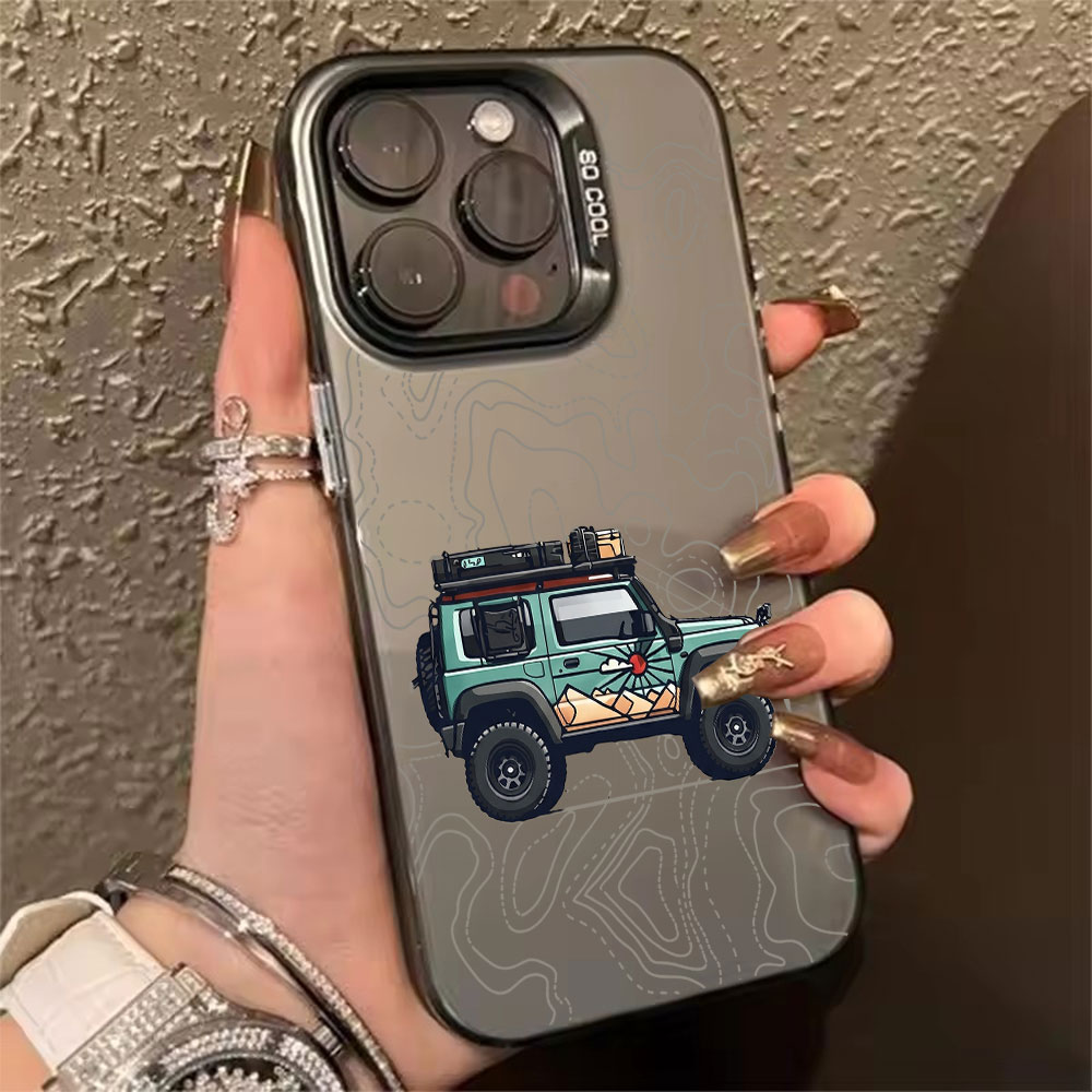 Phone Cases Xr Iphone - Custodia Rigida Anti-Graffio con Motivo Auto