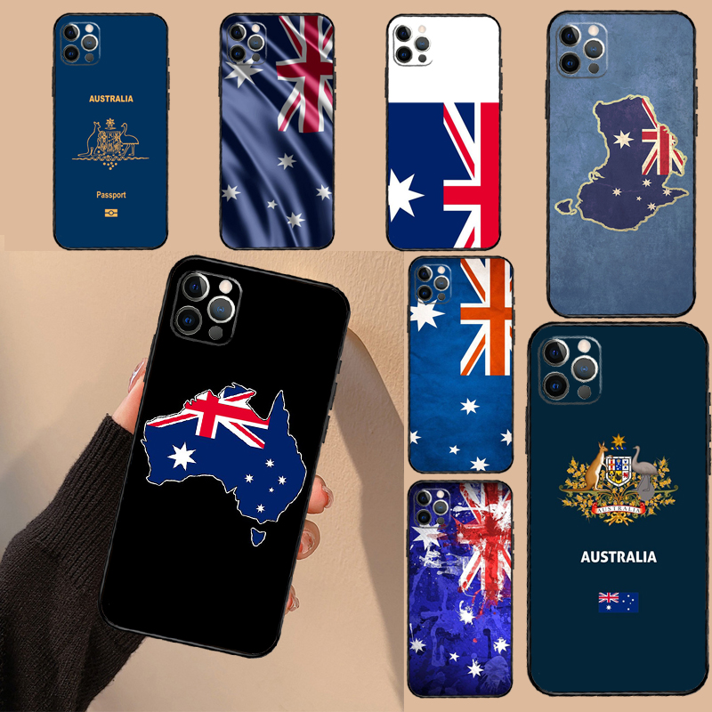 Phone Cases Australia - Cover Protettiva per iPhone con Bandiera
